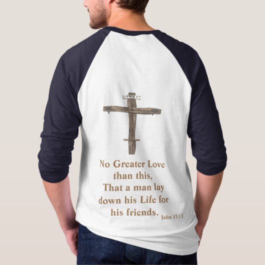 John 3:16 t-shirt (Achterkant)