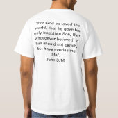 John 3:16 T-shirt (Achterkant)