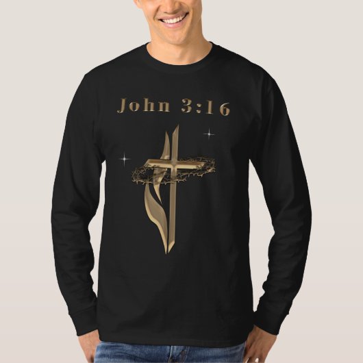 John 3:16 t-shirt (Voorkant)