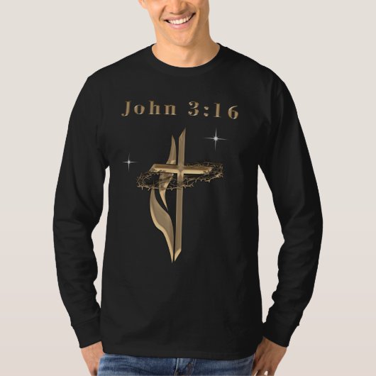 John 3:16 t-shirt (Voorkant)
