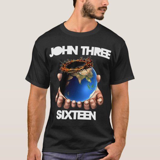 John 3:16 t-shirt (Voorkant)