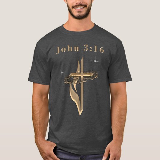 John 3:16 t-shirt (Voorkant)