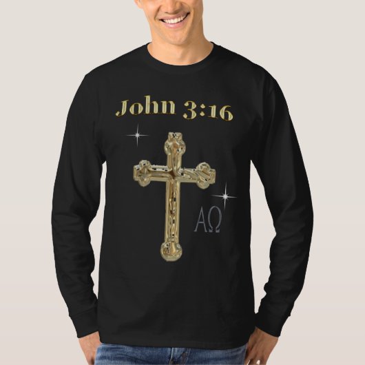 John 3:16 t-shirt (Voorkant)
