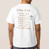 John 3:16 t-shirt (Achterkant)