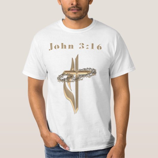 John 3:16 t-shirt (Voorkant)