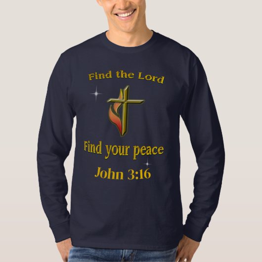 John 3:16 t-shirt (Voorkant)