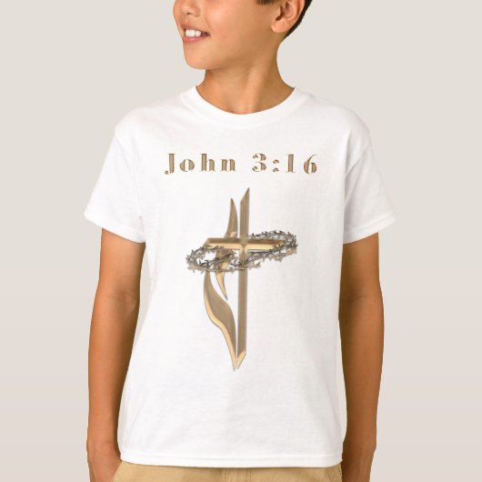 John 3:16 t-shirt (Voorkant)