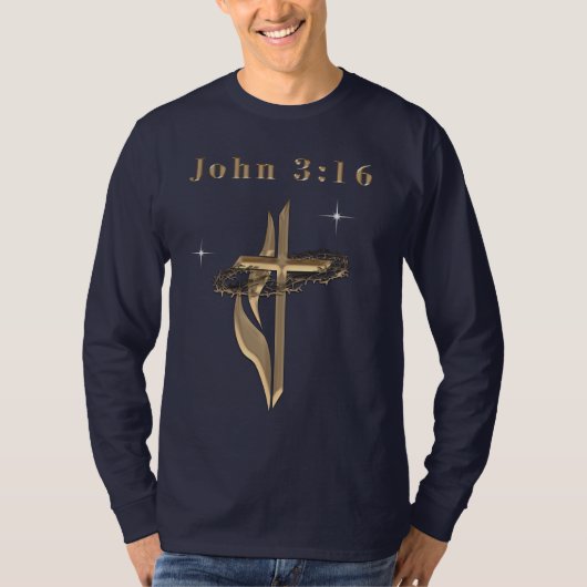 John 3:16 t-shirt (Voorkant)