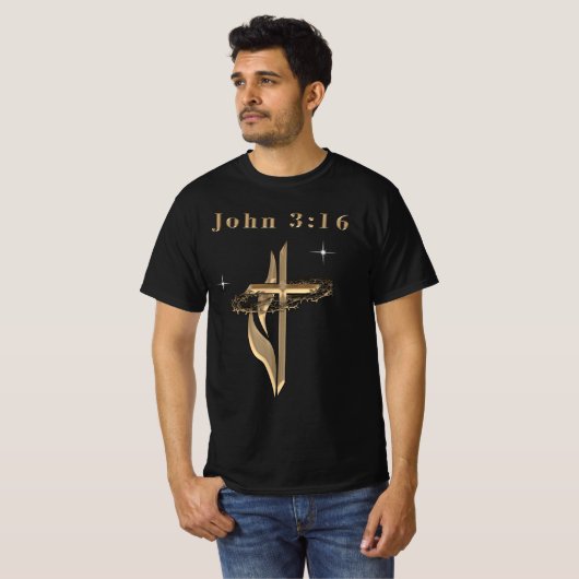 John 3:16 t-shirt (Voorkant volledig)