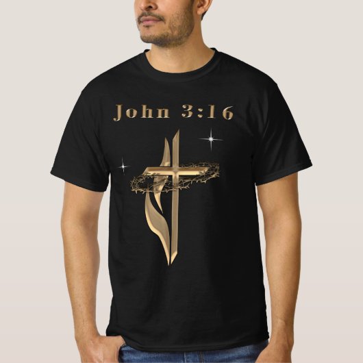 John 3:16 t-shirt (Voorkant)