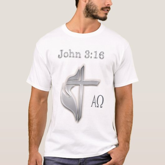 John 3:16 t-shirts (Voorkant)