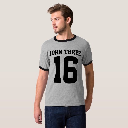 John 3 16 t-shirts (Voorkant volledig)