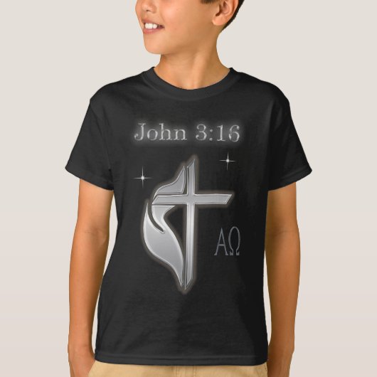 John 3:16 t-shirts (Voorkant)