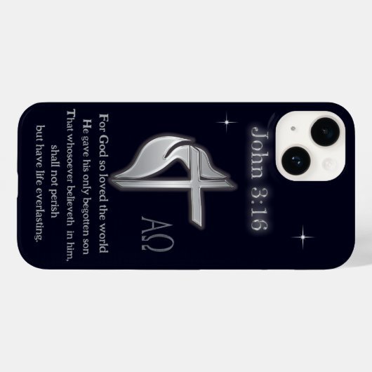 John 3:16 t-shirts Case-Mate iPhone case (Achterkant (horizontaal))