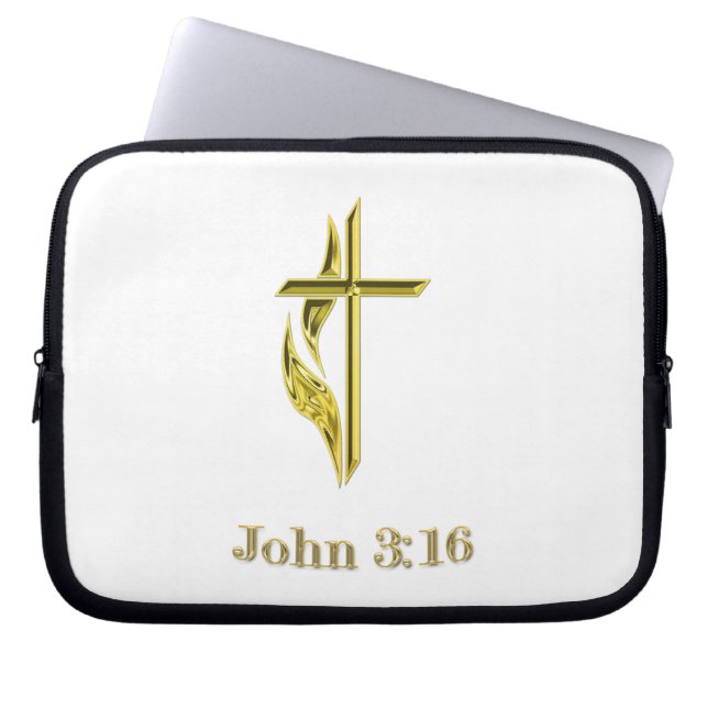 John 3:16 t-shirts en meer laptop sleeve (Voorkant)