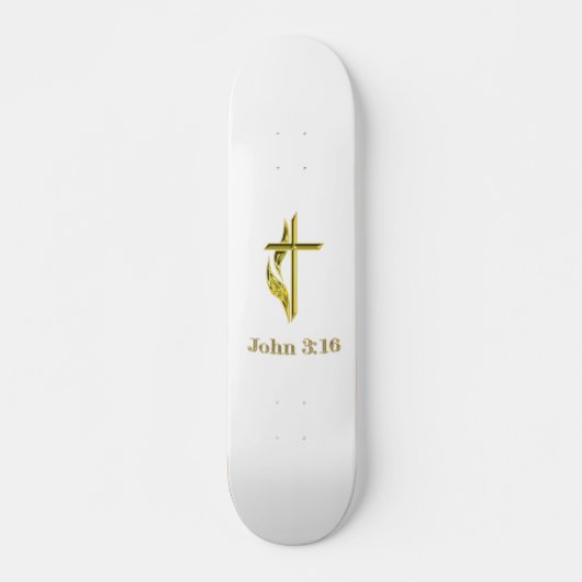 John 3:16 t-shirts en meer skateboard (Voorkant)