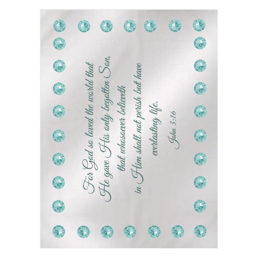 John 3:16 tafelkleed (Voorkant)