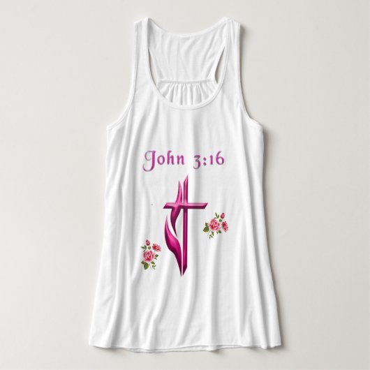 John 3:16 tanktop (Design voorkant)