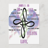 John 3:16-tattoo ontwerp briefkaart (Voorkant)