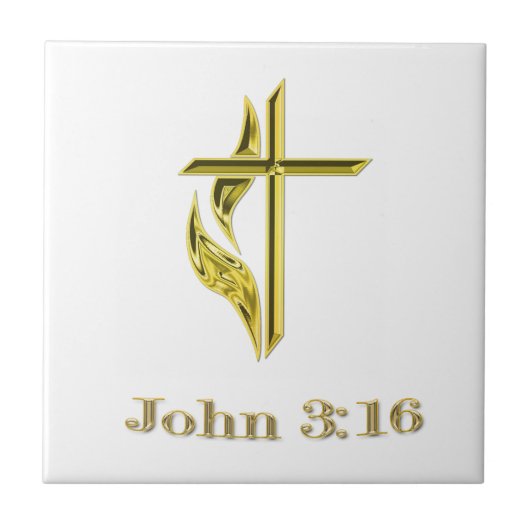 John 3:16 tegeltje (Voorkant)