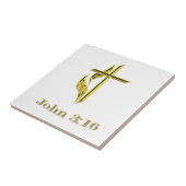 John 3:16 tegeltje (Zijkant)