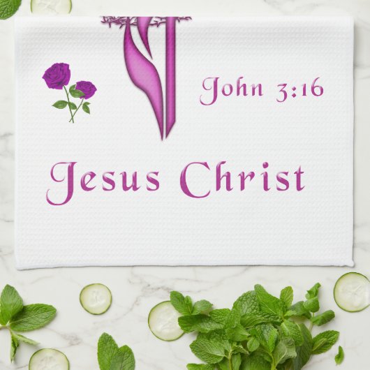 John 3:16 theedoek (Gevouwen)