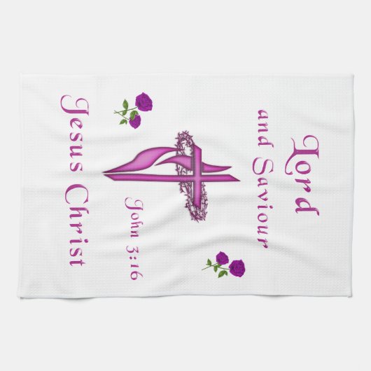 John 3:16 theedoek (Horizontaal)