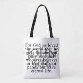 John 3:16 tote bag (Voorkant)
