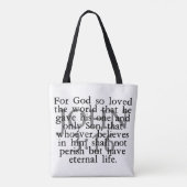 John 3:16 tote bag (Achterkant)