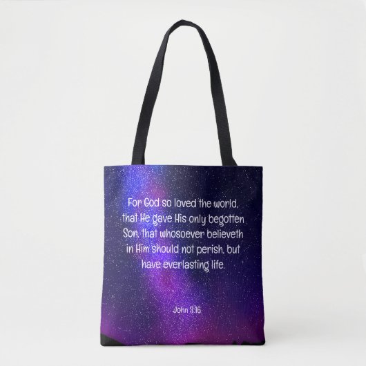 John 3:16 tote bag (Voorkant)