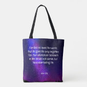 John 3:16 tote bag (Achterkant)