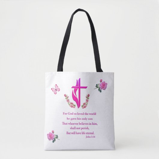 John 3:16 tote bag (Voorkant)