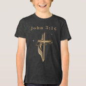 John 3:16 Tri-Blend shirt (Voorkant)
