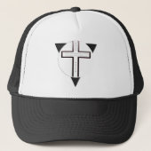 John 3:16 Trinity Cross Trucker Pet (Voorkant)