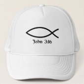 John 3:16 trucker pet (Voorkant)