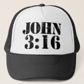 John 3:16 trucker pet (Voorkant)