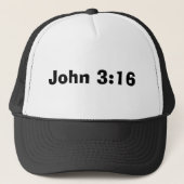 John 3:16 trucker pet (Voorkant)