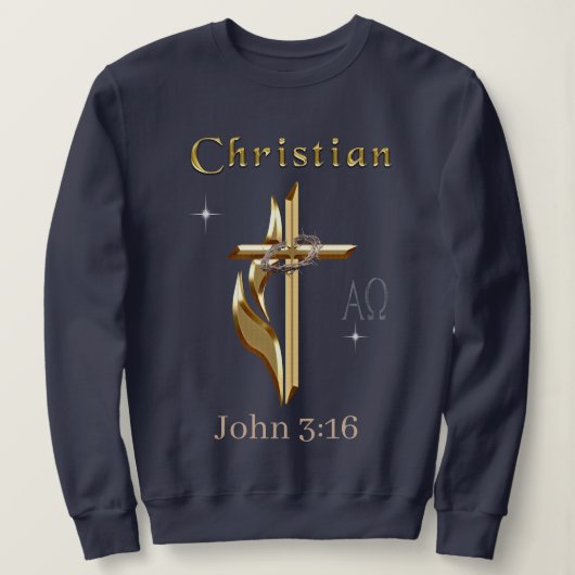 JOhn 3:16 Trui (Design voorkant)