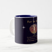 John 3:16 tweekleurige koffiemok (Voorkant links)