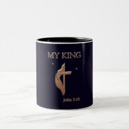 John 3:16 tweekleurige koffiemok