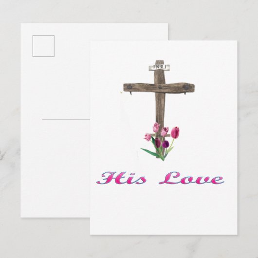 John 3:16 uitnodiging briefkaart (Voorkant / Achterkant)