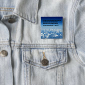 John 3:16 vierkante button 5,1 cm (In situ)