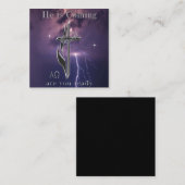 John 3:16 vierkante visitekaartje (Voorkant / Achterkant)