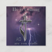 John 3:16 vierkante visitekaartje (Voorkant)