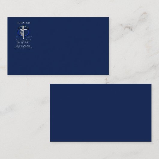 John 3:16 visitekaartje (Voorkant / Achterkant)