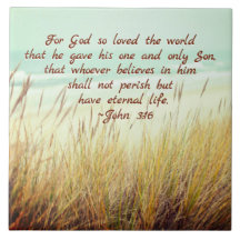 John 3:16 Voor God die zo van de wereld hield, Bij