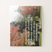 John 3:16 Voor God die zo van de wereld hield Legpuzzel (Verticaal)