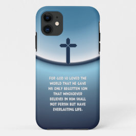 John 3:16 Voor God zo geliefd over de wereld Case-Mate iPhone Case