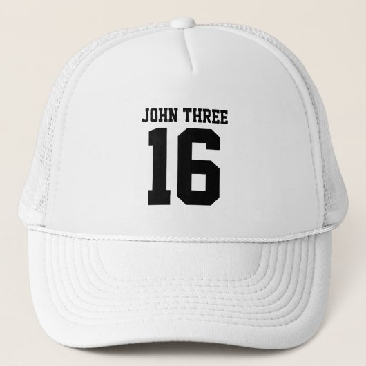 John 3:16 vrachtwagenhoed trucker pet (Voorkant)