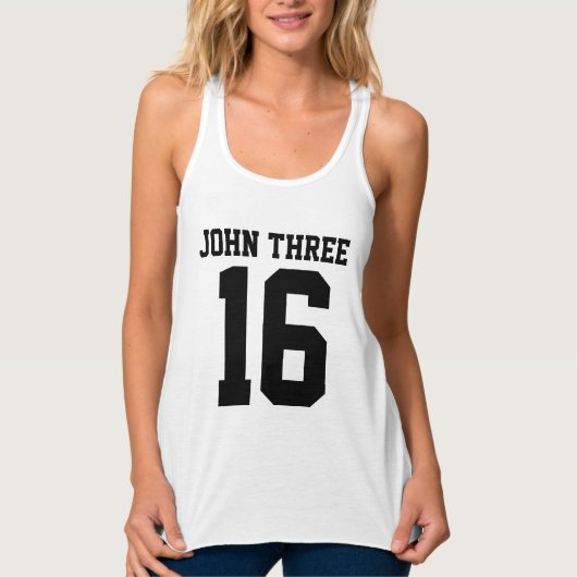 John 3:16 VrouwenT-Shirt Tanktop (Voorkant)